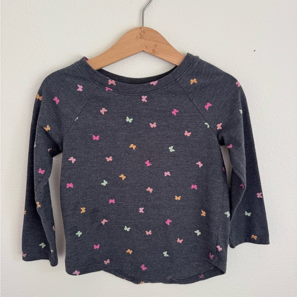 Set of 2 Cat & Jack Shirts, size 3T. Butterfly shirt and Fox Shirt - Picture 2 of 7